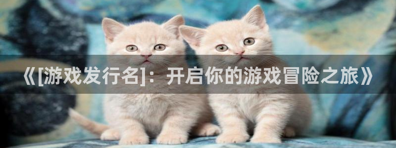 门徒平台注册登陆：《[游戏发行名]：开启你的游戏冒险之旅》