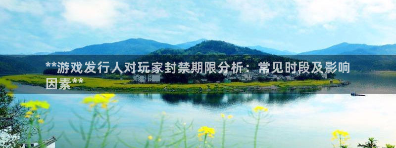 门徒平台官网注册账号：**游戏发行人对玩家封禁期限分析：常见时段及影响
因素**