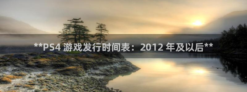 门徒平台着 58534I 平台：**PS4 游戏发行时间表：2012 年及以后**